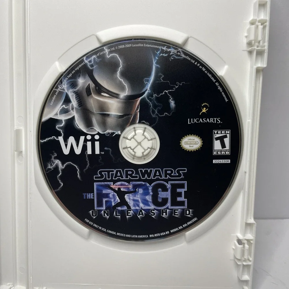Lot of 2 – Star Wars: The Force Unleashed I & II (Nintendo Wii) – Complete